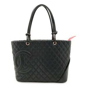 CHANEL Black Logo Shoulder Bag